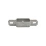 2 1/2" Post x 1 1/4" Rail Square Line Rail Clamp Chain Link Galvanized Steel