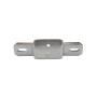2" Post x 1 1/4" Rail Square Line Rail Clamp Chain Link Galvanized Steel
